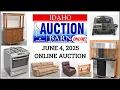 June 4 2025 Online Auction