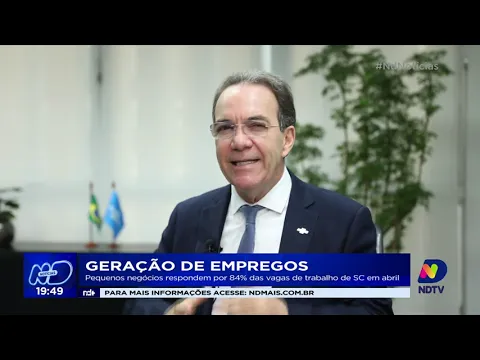 Pequenos negócios respondem por 84% das vagas de trabalho de Santa Catarina em abril