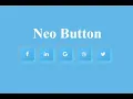 Neumorphism Button Hover Effects CSS3 Neumorphism UI Button Neon Button