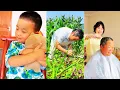 Download Lagu Today Xiaoyi dyed Qiqi's grandma's hair