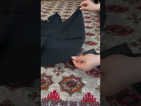 تعلمي خياطة سروال  بدون باترون