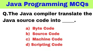 Java Programming MCQ Questions and Answers Part 2 Java Programming Interview Questions