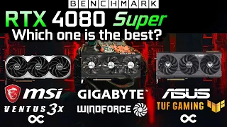 RTX 4080 Super MSI Ventus vs Gigabyte Windforce vs Asus Tuf 1440p - 2160p Test Benchmark
