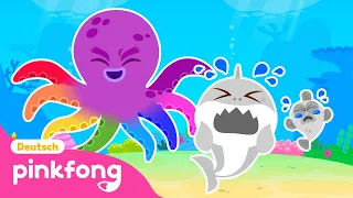 [NEU] Ah! Wo sind all die Farben?  | Baby-Hai Versteckspiel | Pinkfong! Kinderlieder