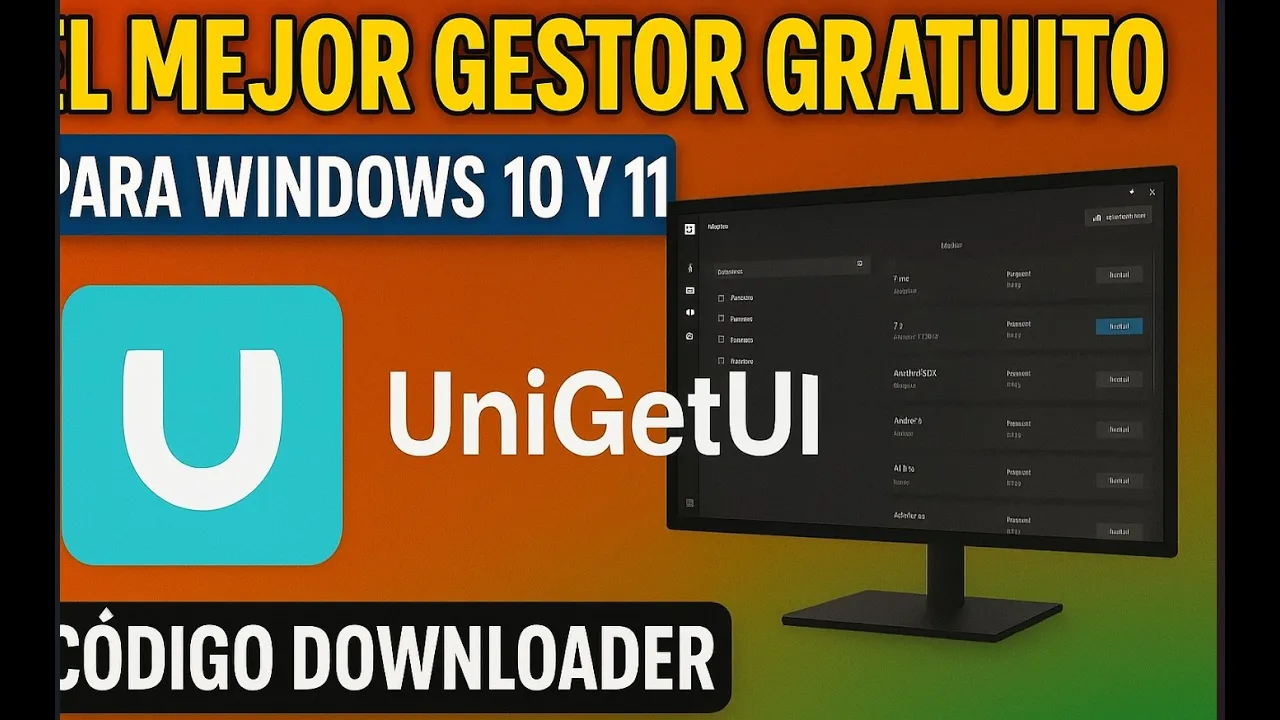 El MEJOR Gestor Gratuito para Windows 10 y 11 🔥  Instala Apps con UniGetUI