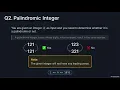 Day04 P05-07 - Week01 Multiplication Table Palindromic Integer Easy Power