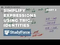 Simplifying Trigonometric Expressions Using Pythagorean Identities Part 2