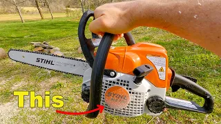 Here s The BEST Beginner Chainsaw STIHL MS170