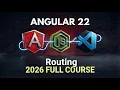 Angular 22 Tutorial for Beginners Part 6 Routing RouterLink Wildcard Routes