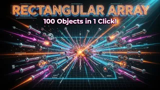 AutoCAD Rectangular Array Command - Duplicate Hundreds of Objects in Seconds