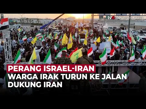 Warga Basra Rayakan Kemenangan Iran atas Israel Usai Gencatan Senjata