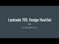 Leetcode 705 Design HashSet