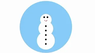 Code Snowman in Python turtle