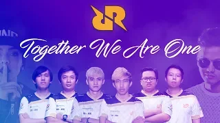 together we are one rrq official anthem lyric video 