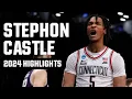 Stephon Castle 2024 NCAA tournament highlights