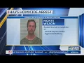 Hays police investigate man s death make 1 arrest