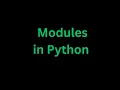 The Power of Parts Mastering Modules in Python