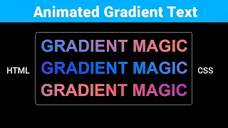 Master Dynamic Gradient Text Effects with CSS Pro-Level Animations Zero JS MZCode01