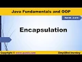 Java Fundamentals and OOP Part III 2 of 9 Encapsulation
