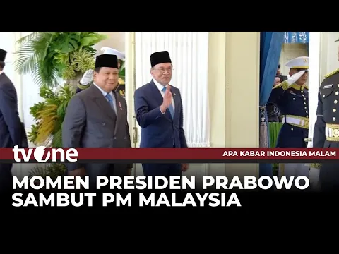 Presiden Prabowo Sambut Hangat PM Malaysia di Istana Merdeka