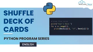 How to Shuffle Deck of Cards using Python Program