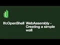 How to create a basic wall using IfcOpenShell WebAssembly