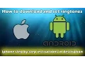 How to download and ringtones off of Zedge Android Apple
