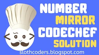 Number Mirror Codechef Problems In C