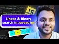Linear Binary Search in JavaScript
