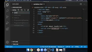 Linking JavaScript in HTML