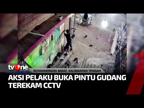 Aksi Komplotan Maling di Bengkel Las Terekam CCTV