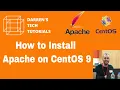How to Install Apache HTTPD on CentOS 9 Redhat 9 Fedora