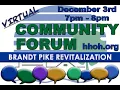 Brandt Pike Revitalization Virtual Community Forum