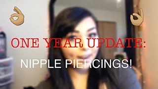 nipple piercings one year update nativebeauty