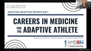 2025 Agostini Medical Student Community Outreach Grant Presentations AMSSM MSIG Webinar