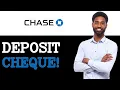 How To Endorse A Cheque For Mobile Deposit Chase 2025