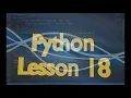 Python Lesson 18 For loops