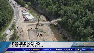 NCDOT gives update on I-40 reconstruction near Tennessee border