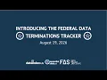 Introducing the Federal Data Terminations Tracker