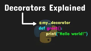 Python Decorators Finally Explained The Symbol Will Make Sense