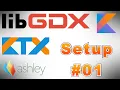 LibGDX Kotlin tutorial using LibKTX - Setup and introduction
