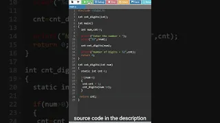 c program to count number of digits in a number using recursion