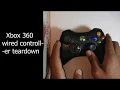 Disassemble an Xbox 360 wired controller A complete Xbox 360 gamepad teardown by