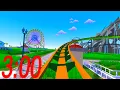 3 Minutes Countdown Timer with Roller Coaster Riding 3 Minute Countdown Timer Roller Coaster