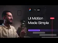 The Easiest Way to Make UI Animations Beginner Friendly Jitter Motion Design Course