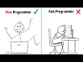 Why being slow at programming is actually a good thing