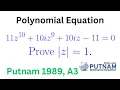 Putnam 1989 A3 A Polynomial Equation