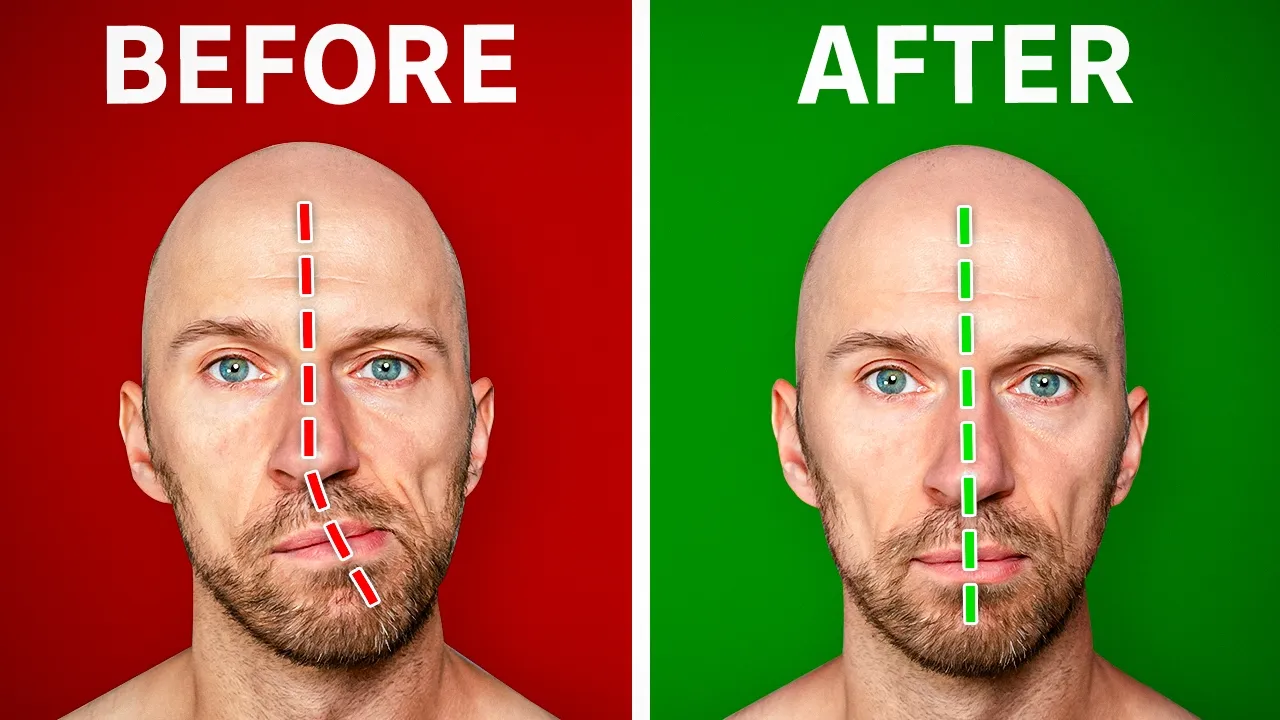 Outline Video Fix Asymmetrical Jaw & Face (In Under 1 Minute a Day)