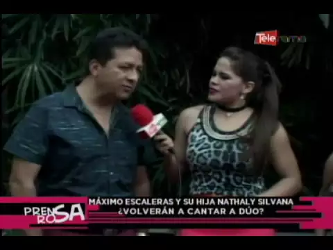 Máximo Escaleras y su hija Nathaly Silvana ¿Volverán a cantar a dúo?