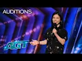 Download Lagu The Judges Call Aiko Tanaka's Audition 'Brilliant and Hilarious' | AGT 2022